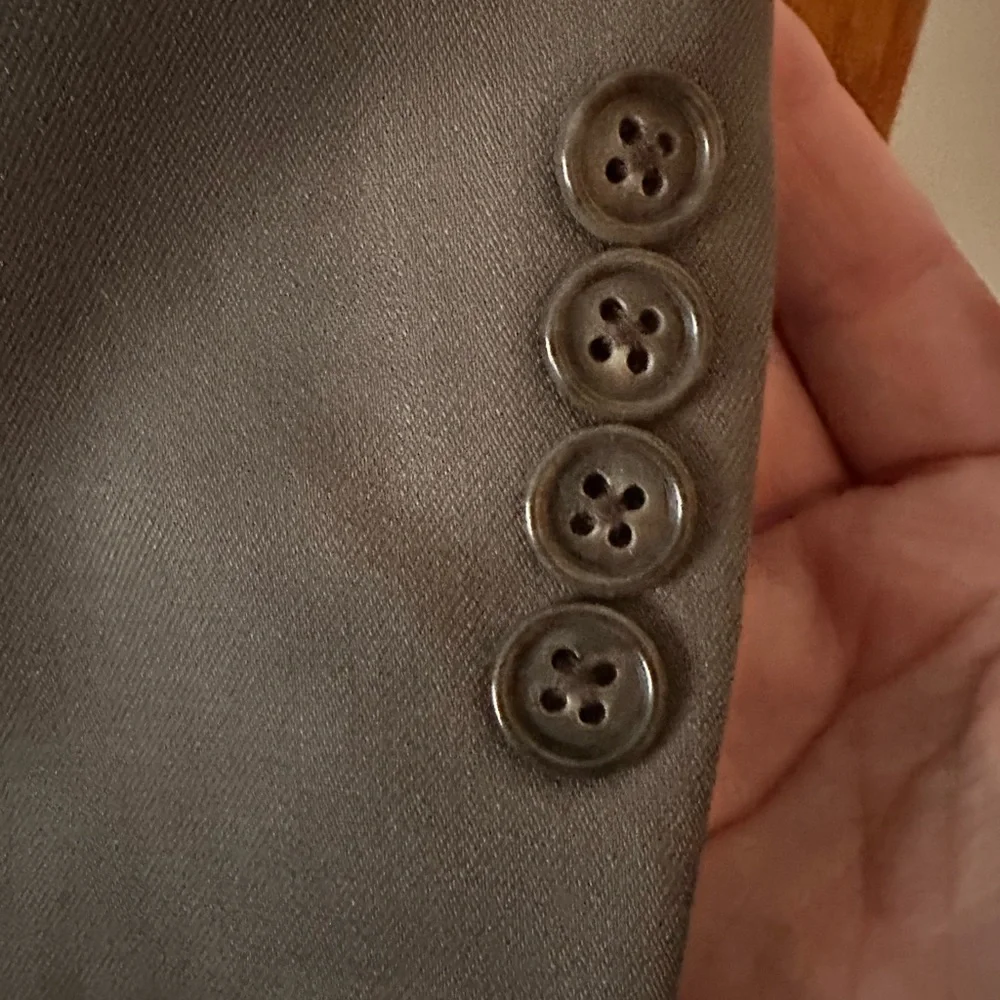 Calvin‎ Klein Mens 48L 100% Wool Blazer Tan Suit Jacket.